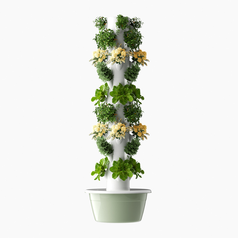 Hydroponic Tower Planter - Vertical hydroponic tower Home smart vegetable