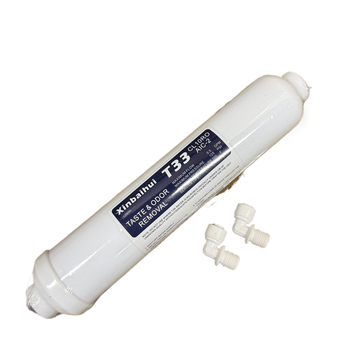 Carbon Filter Inline - Premium Coconut Shell T33 Post Carbon