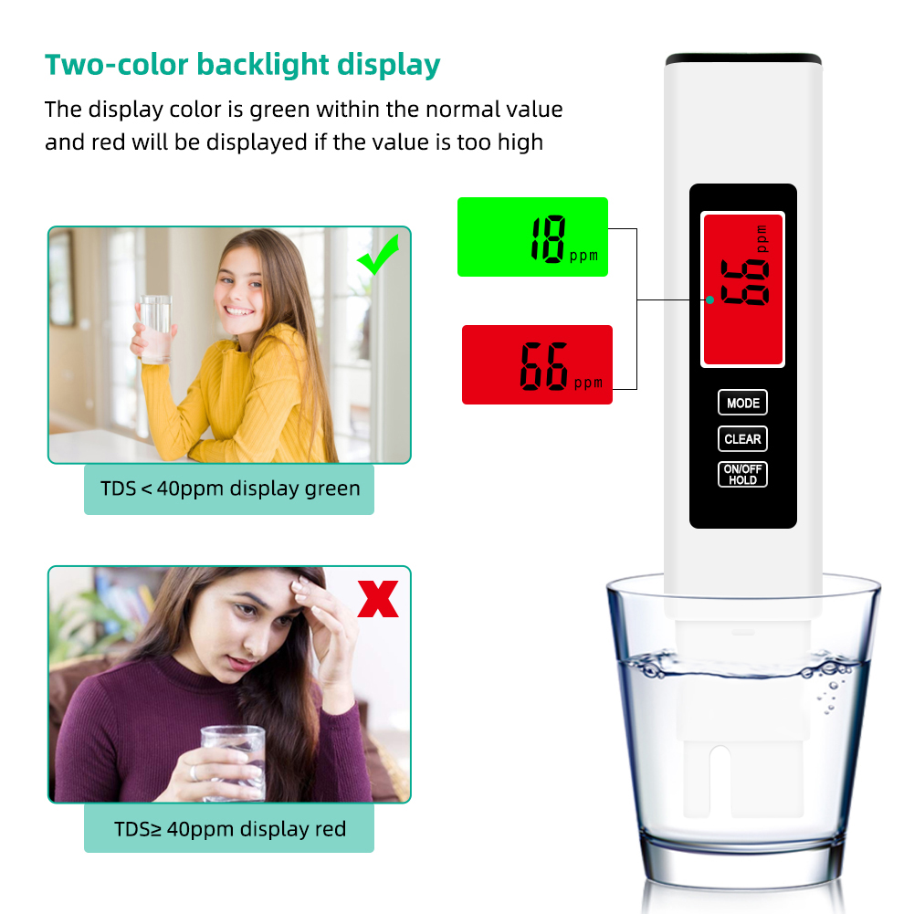 Ec Meter Digital - 4 in 1 Digital Water Tester