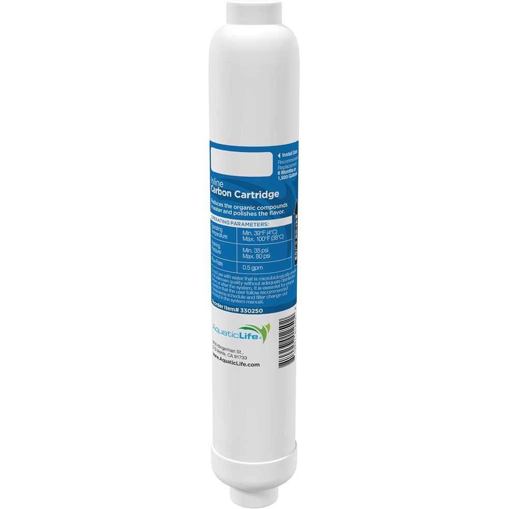 Carbon Filter Inline - Aquarium Inline Carbon Filter Replacement Cartridge