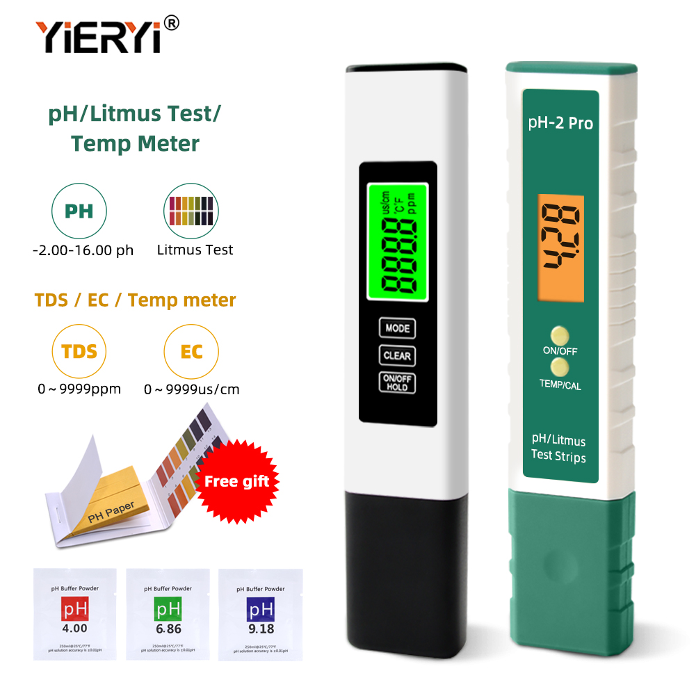 Ec Meter Digital - 2 Cái/bộ Di Động Nhiệt Độ