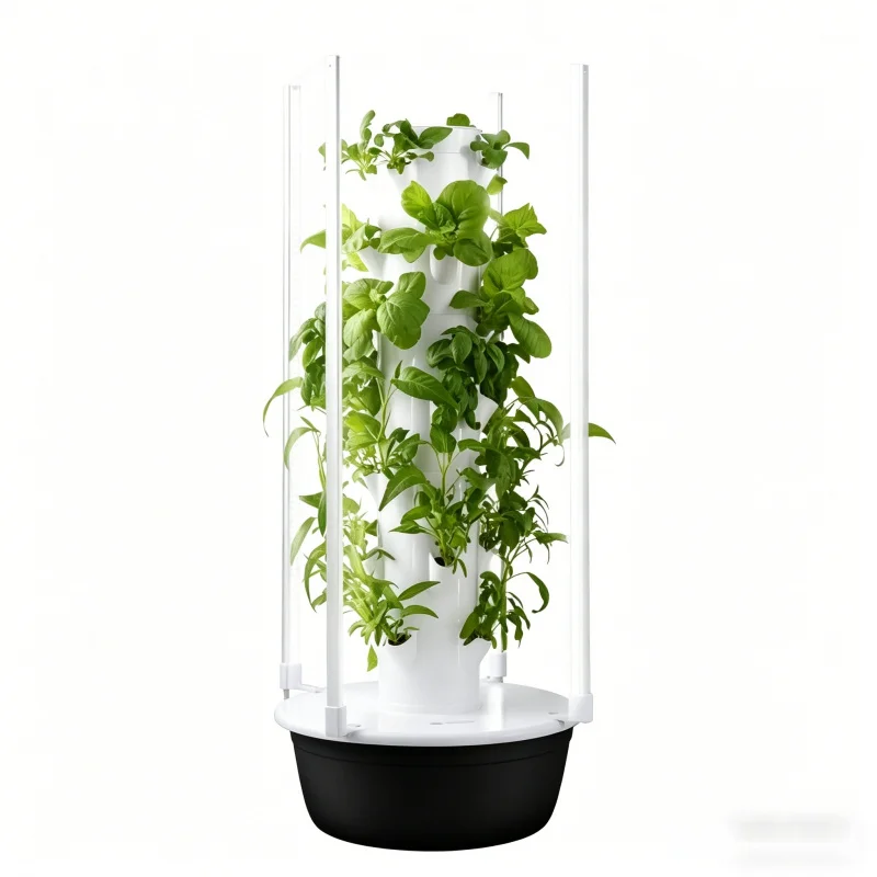 Hydroponic Tower Planter - SpaceTree Vertical Hydroponic Tower Smart Vegetable