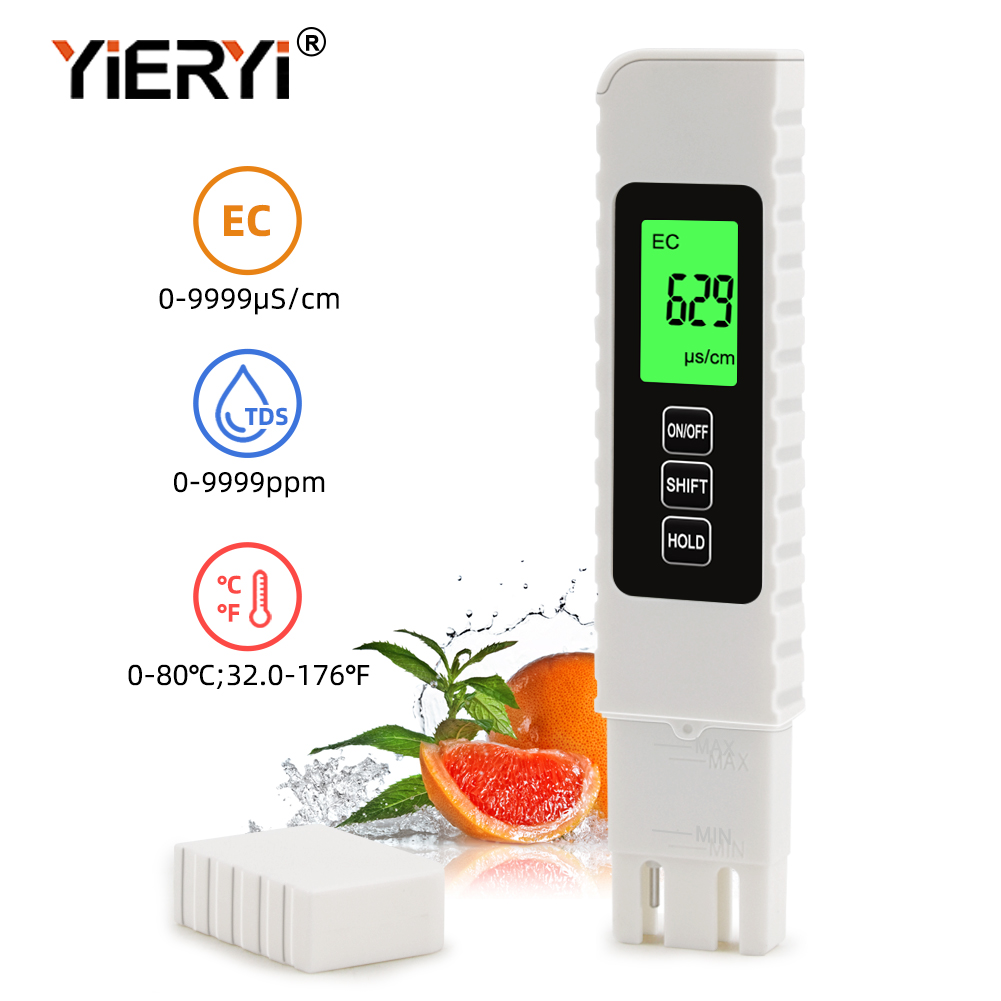 Ec Meter Digital - EC TDS Meter With Backlight Water