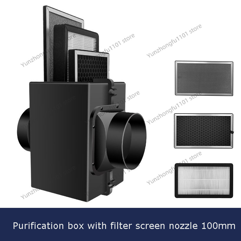 Carbon Filter Inline - Pre-filter Activated Carbon and HEPA filter