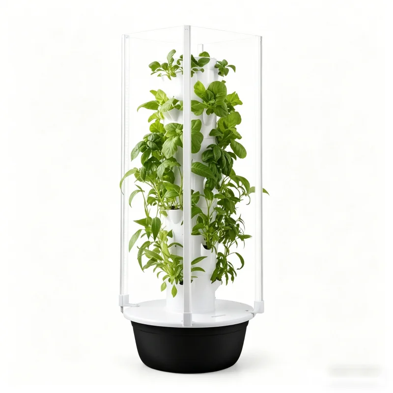 5-Layer Spacetree Hydroponic T - đánh giá và giá Hydroponic Tower Planter