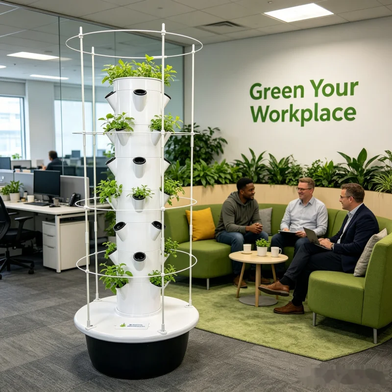 Spacetree Vertical Hydroponic  - đánh giá và giá Hydroponic Tower Planter