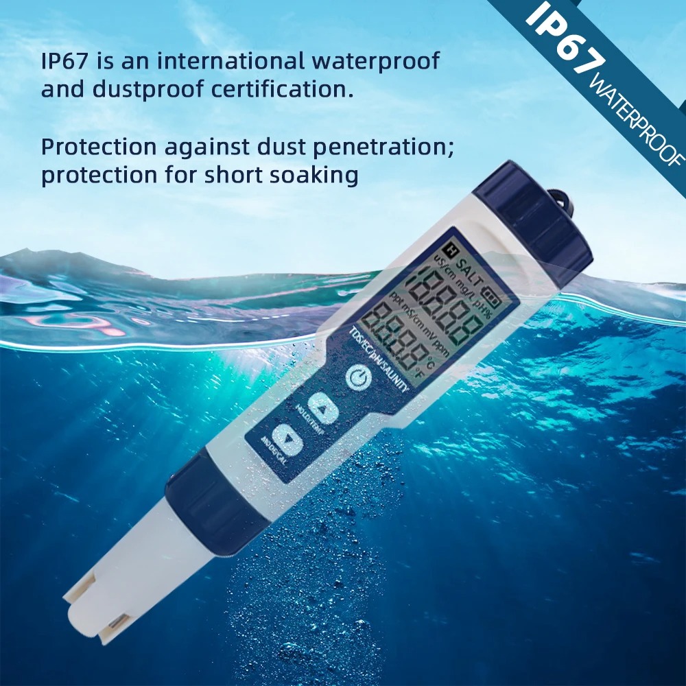 5 IN 1 PH Temperature TDS EC S - đánh giá và giá Ec Meter Digital