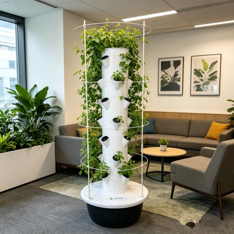 9 Layer Aeroponic Hydroponic V - đánh giá và giá Hydroponic Tower Planter