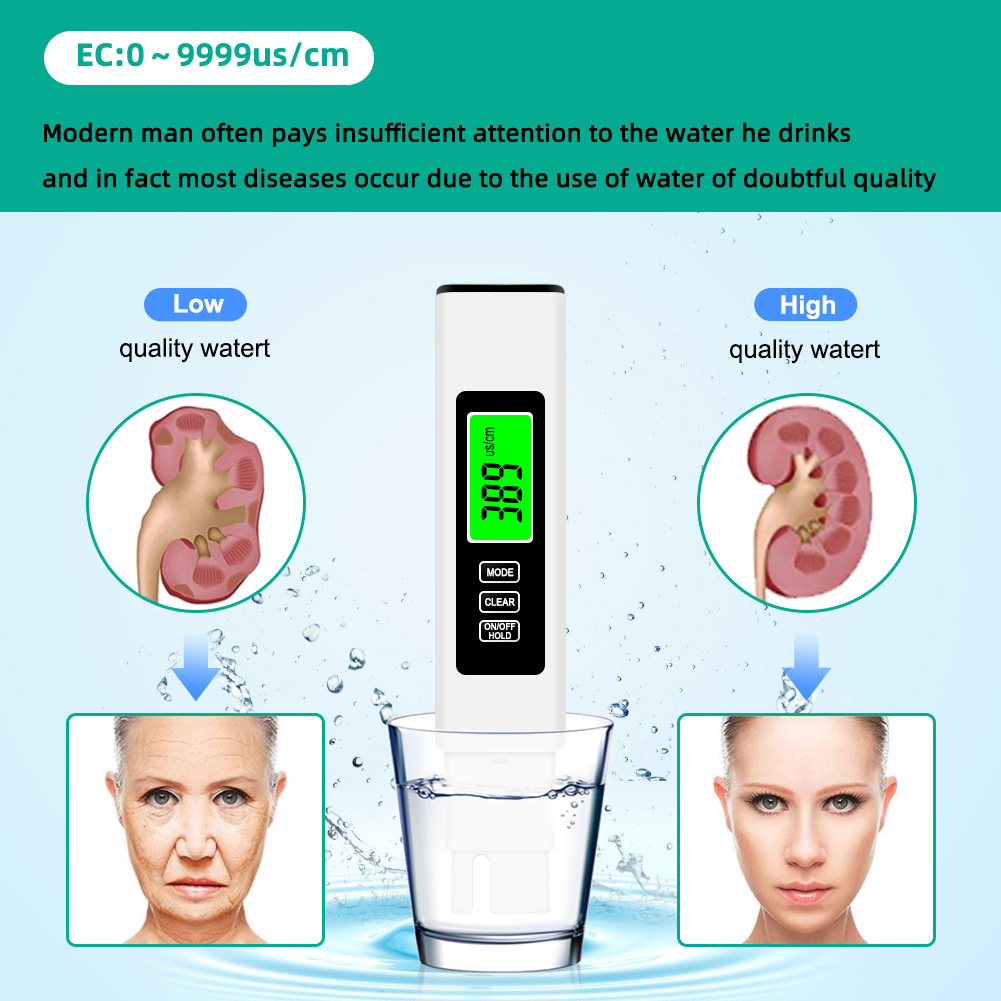 4 in 1 Digital Water Tester TD - đánh giá và giá Ec Meter Digital