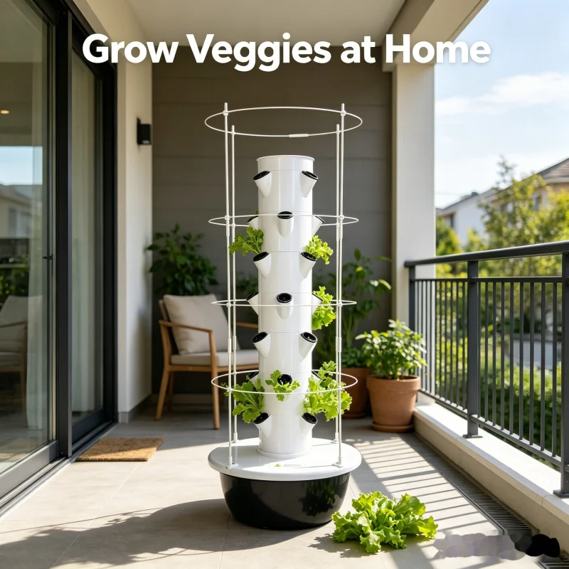 Smart Vertical Hydroponic Towe - đánh giá và giá Hydroponic Tower Planter