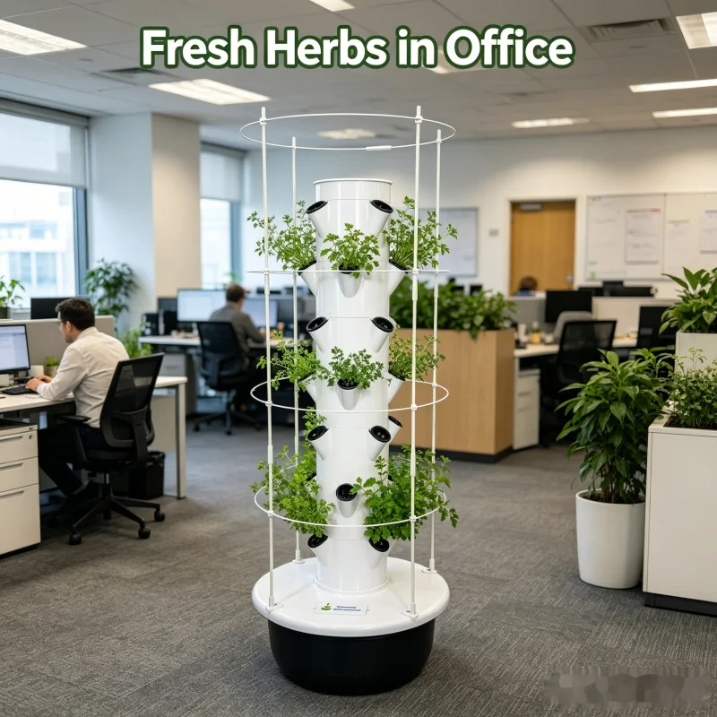 Smart Vertical Hydroponic Towe - đánh giá và giá Hydroponic Tower Planter