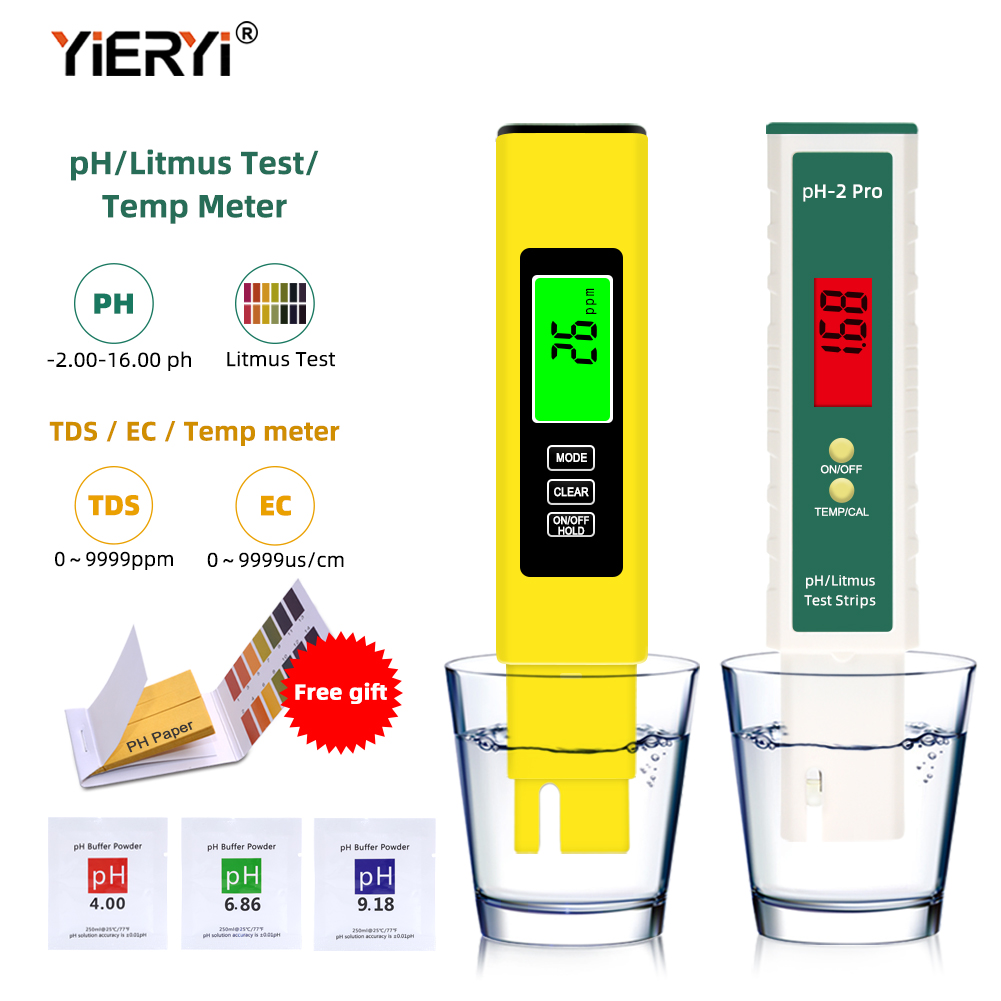 2 Cái/bộ Di Động Nhiệt Độ Kỹ T - đánh giá và giá Ec Meter Digital