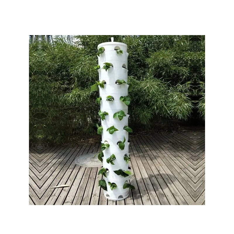 Rotating hydroponic tower, soi - đánh giá và giá Hydroponic Tower Planter
