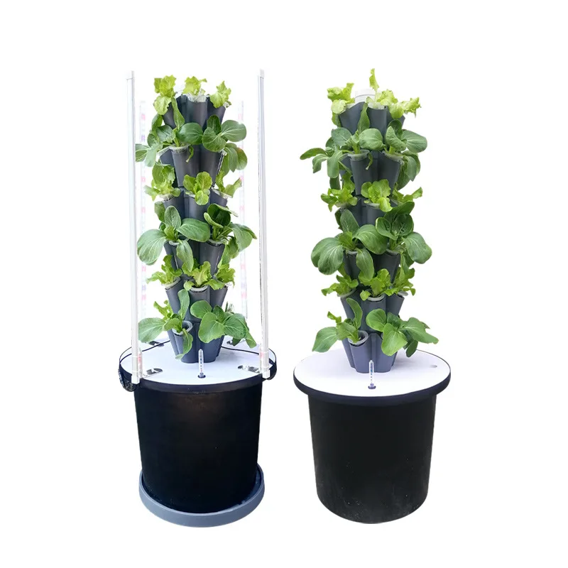 Home vertical hydroponic tower - đánh giá và giá Hydroponic Tower Planter