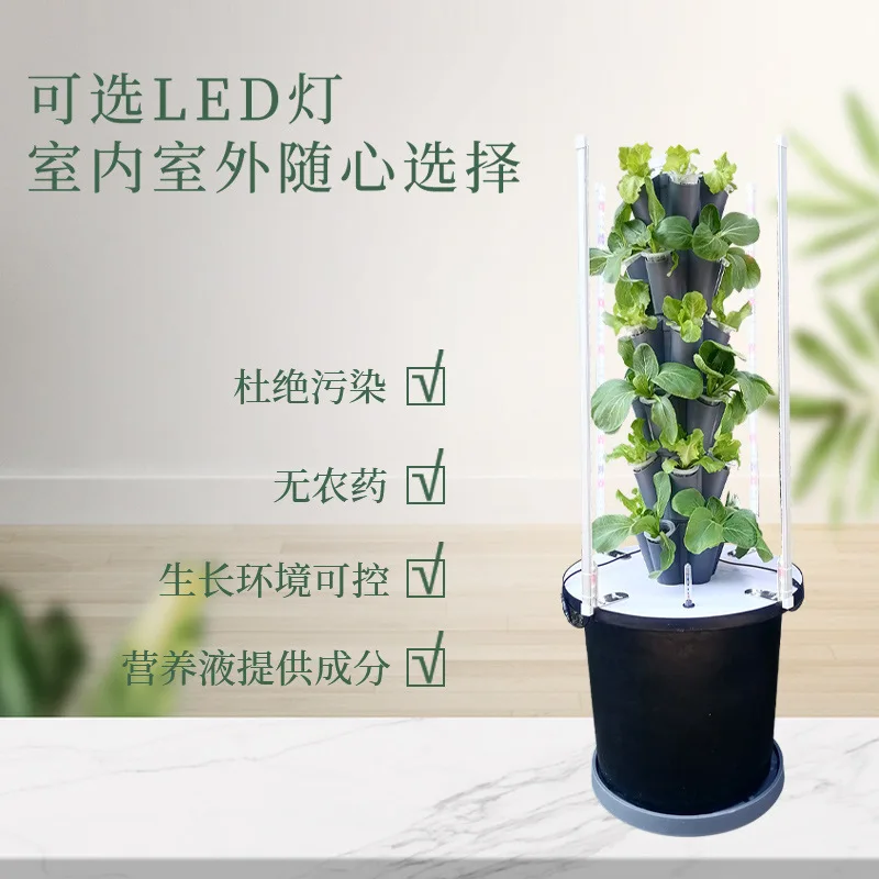 Home vertical hydroponic tower - đánh giá và giá Hydroponic Tower Planter