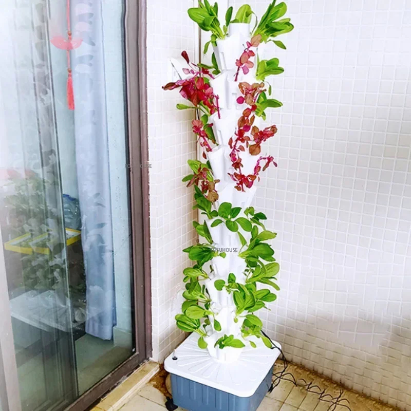 Greenhouse Garden Soilless Cul - đánh giá và giá Hydroponic Tower Planter