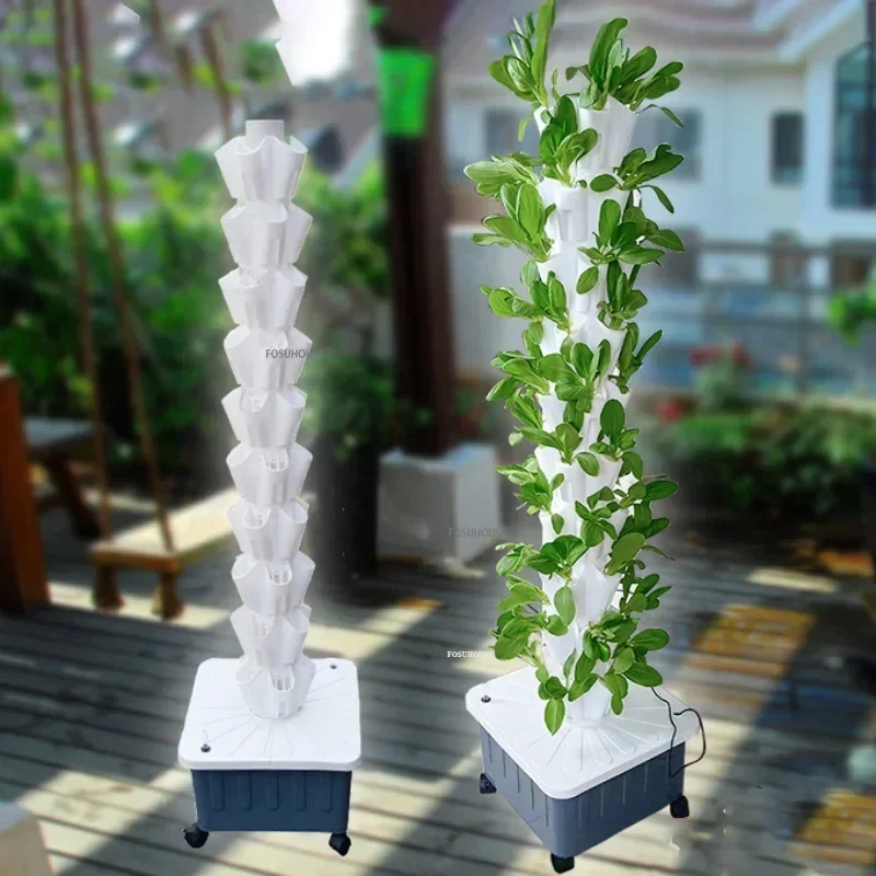 Greenhouse Garden Soilless Cul - đánh giá và giá Hydroponic Tower Planter